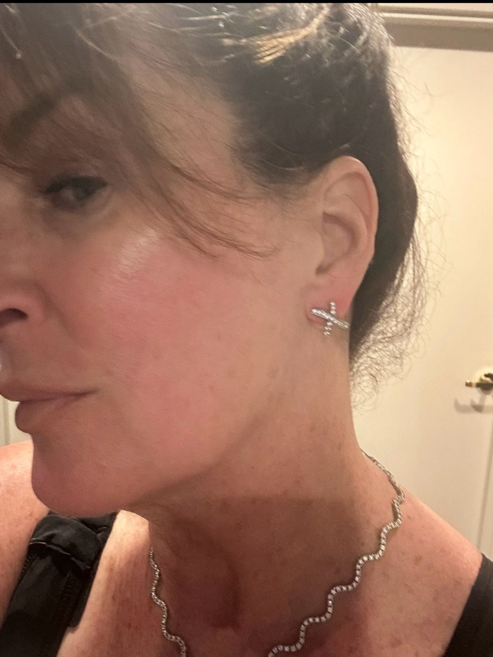 Tiffany & Co Platinum and Diamond Paloma Picasso Graffiti X earrings